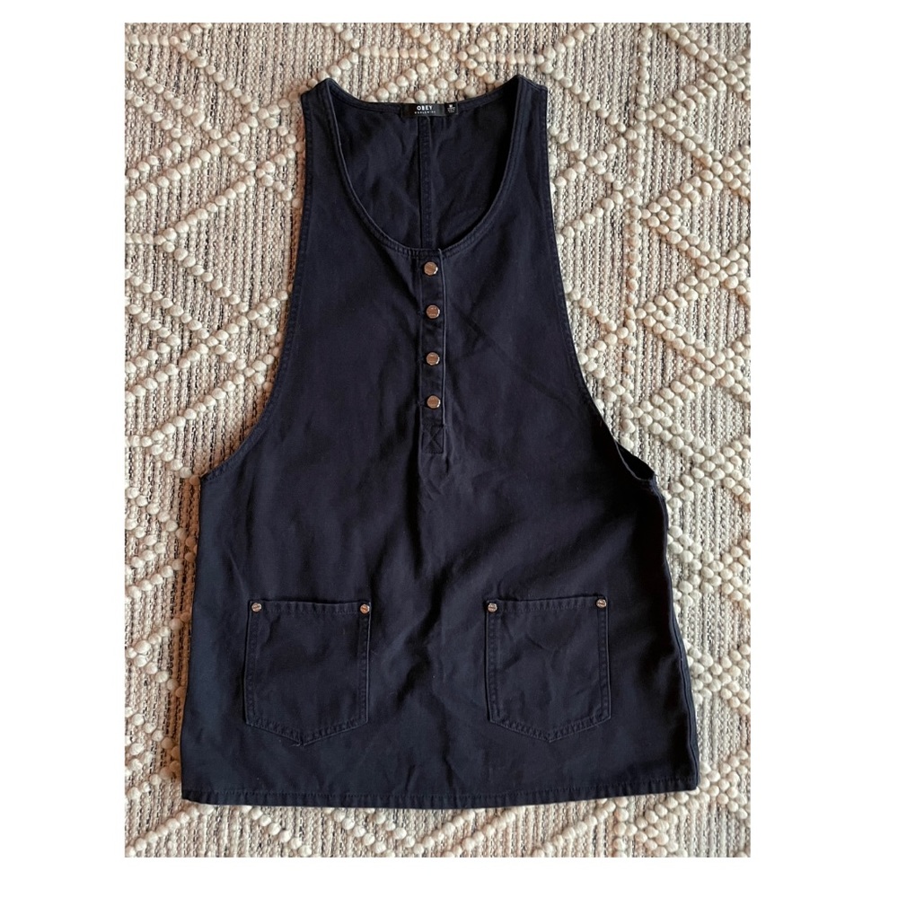 🌿OBEY Denim Jumper Dress